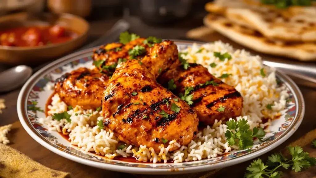 Kip Tandoori: de authentieke tandoori-kip, perfect gegrild voor een explosie van smaken