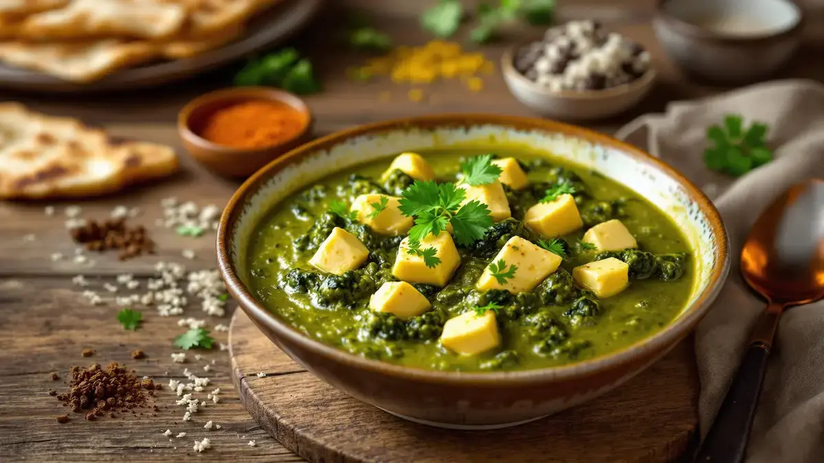 Palak Paneer met spinazie: de heerlijke combinatie van spinazie en Indiase kaas voor een smakelijk gerecht