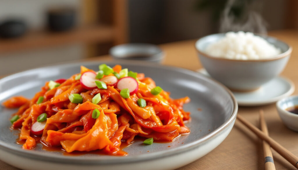 ontdek ons heerlijke kimchi recept en duik in de authentieke smaken van de japanse keuken. leer hoe je deze pittige, gefermenteerde lekkernij thuis kunt maken en geniet van een unieke culinaire ervaring!