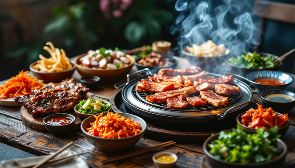 ontdek de verrukkelijke wereld van de koreaanse barbecue met onze uitstekende japanse recepten. geniet van een perfecte maaltijd vol smaak en innovatie, ideaal voor elke gelegenheid!