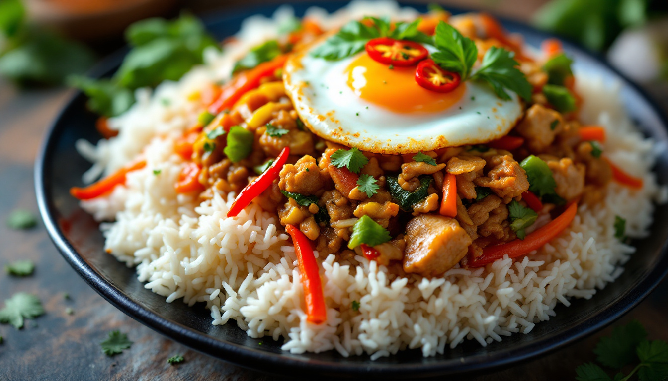 ontdek het authentieke recept voor pad krapow, de heerlijke thaise roerbakschotel vol smaak. leer hoe je deze populaire klassieker thuis kunt bereiden met verse ingrediënten en de perfecte kruidenmix.