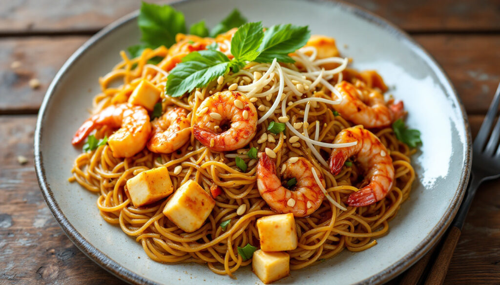 ontdek de authentieke smaken van thailand met ons heerlijke pad thai recept. maak thuis gemakkelijk een voortreffelijke maaltijd vol verse ingrediënten en unieke kruiden. perfect voor een gezellig diner!