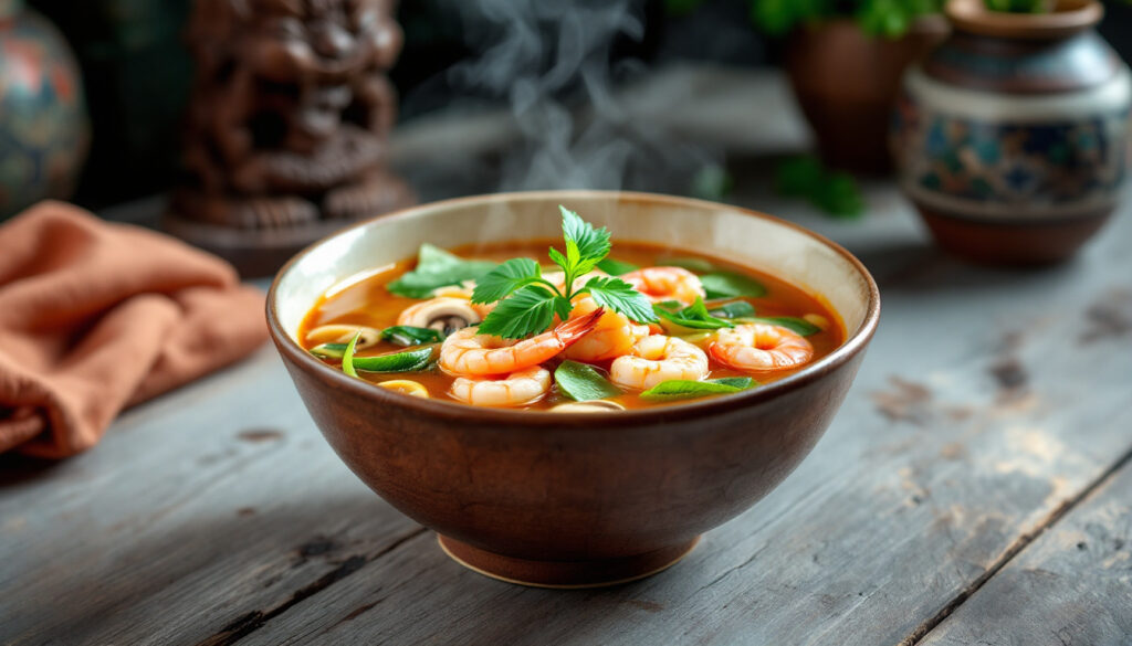 ontdek de heerlijke smaken van tom yum goong met onze authentieke thaise recepten. bereid je voor op een pittige soep vol verse kruiden en zeevruchten, perfect voor elke gelegenheid.
