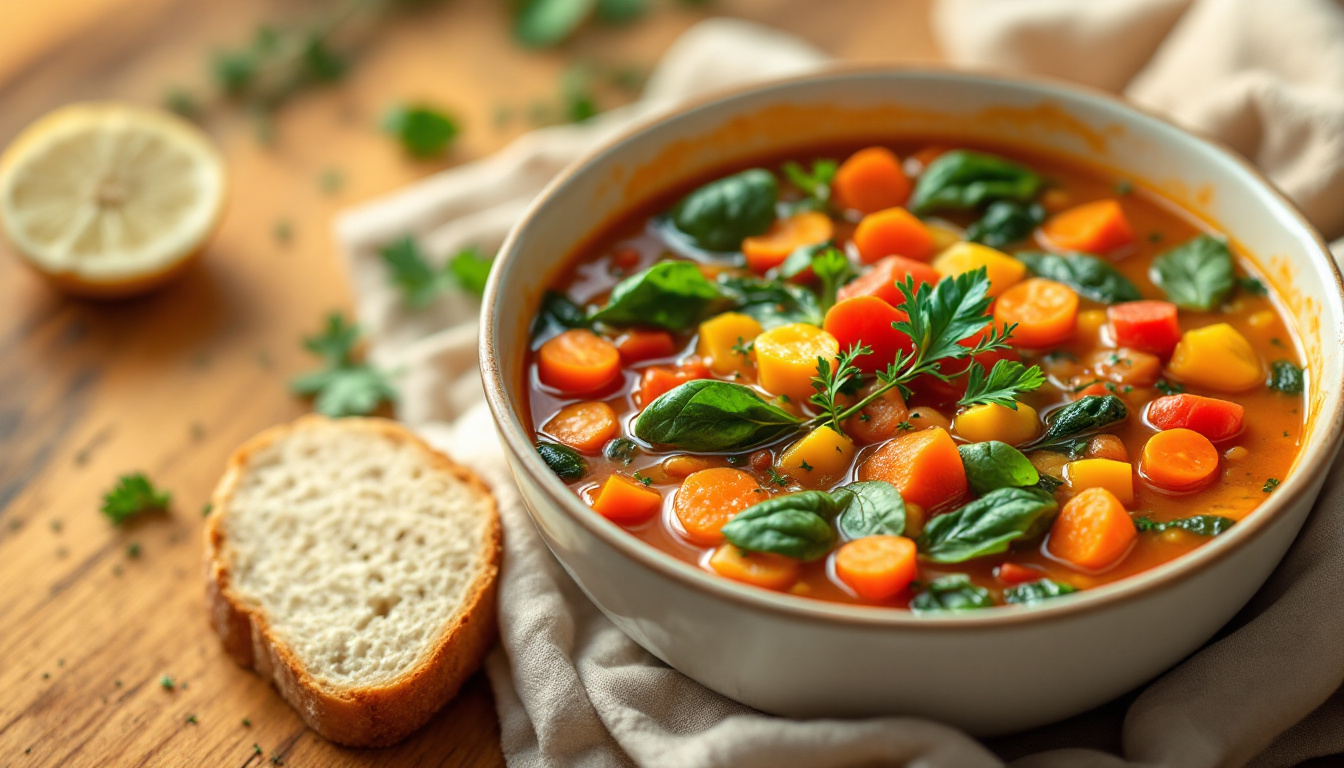 ontdek heerlijke en gezonde vegan soepen met onze recepten! perfect voor elke gelegenheid, van lichte lunches tot hartige diners. maak indruk op je gasten met smaakvolle plantaardige ingrediënten!