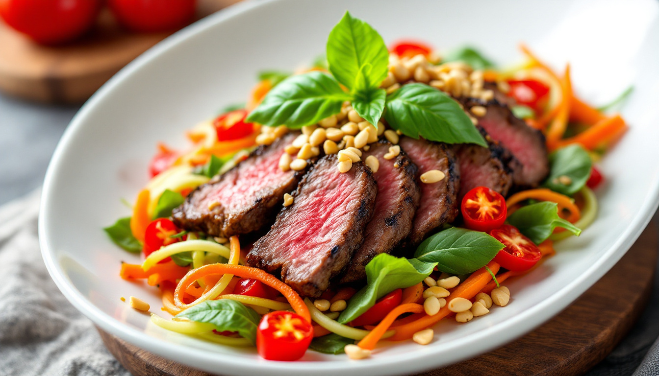 ontdek heerlijke en authentieke thaise yam nua recepten voor een verfrissende beef salade. maak deze smakelijke schotel eenvoudig thuis en geniet van de unieke smaken van thailand!