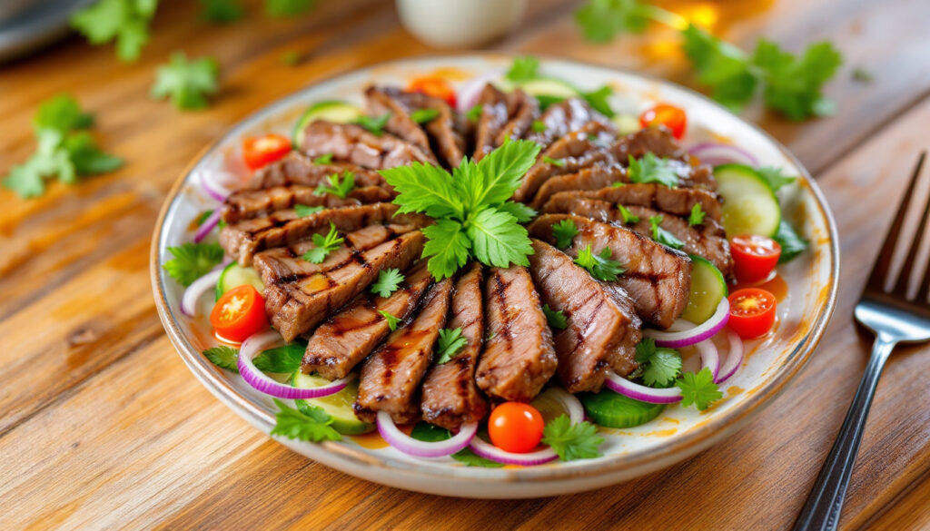ontdek authentieke thaise yam nua recepten voor een heerlijke beef salade. leer hoe je deze smakelijke en verfrissende schotel thuis kunt bereiden met verse ingrediënten en traditionele smaken!