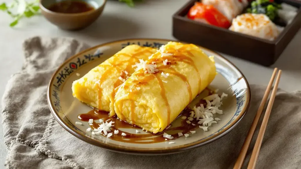 Dashimaki: de zachte en smakelijke Japanse omelet, gerold met dashi