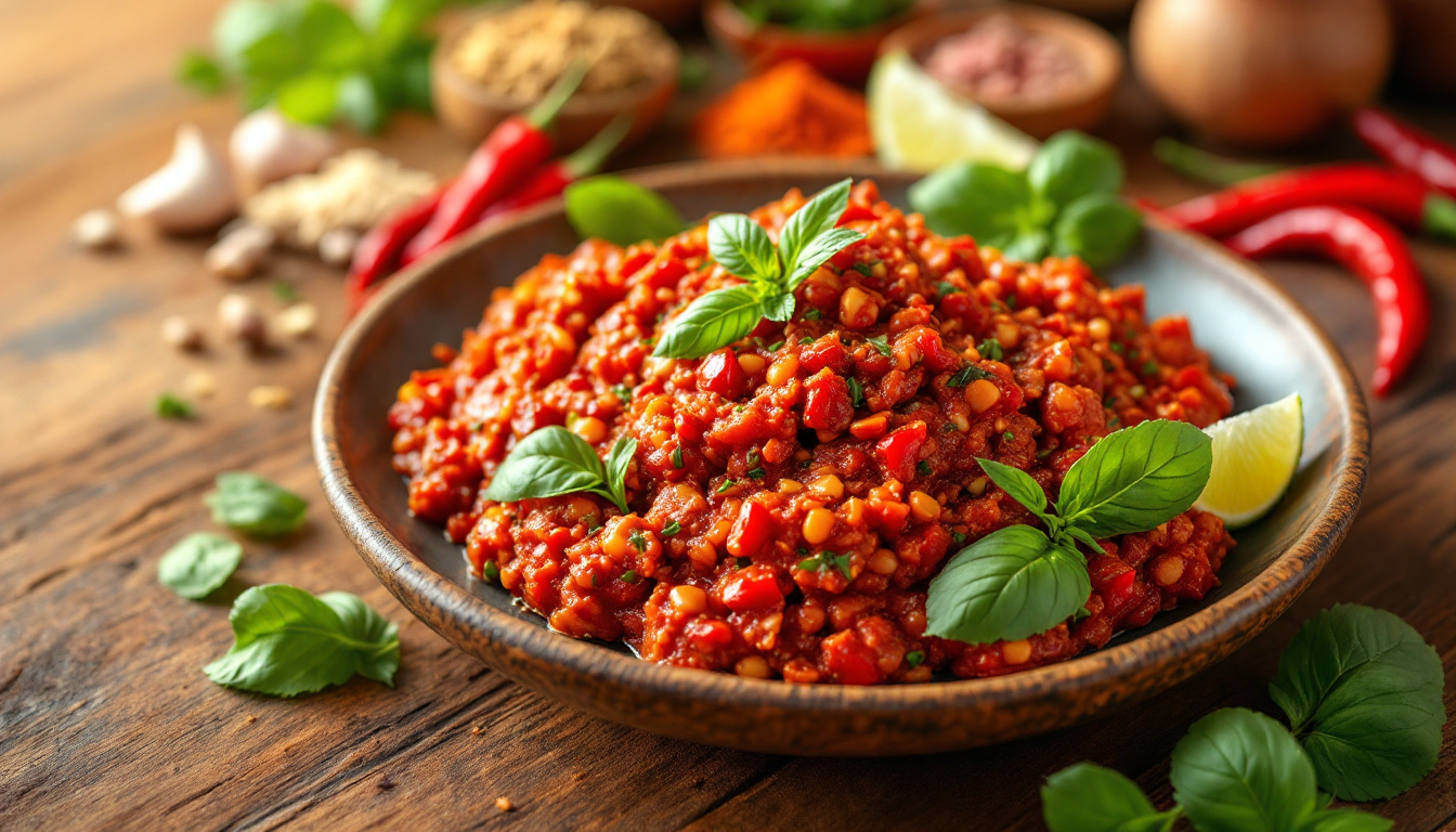 ontdek de heerlijke smaak van nam prik pao, de authentieke thaise chilipasta die elke maaltijd naar een hoger niveau tilt. ideaal voor zowel rijstgerechten als dips!