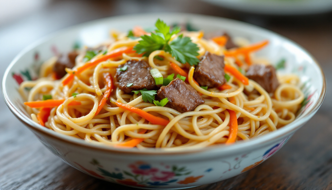 ervaar de unieke smaken van authentieke thaise noedels met pad kua tiew. ontdek je nieuwe favoriete gerecht boordevol verse ingrediënten en traditionele kruiden!