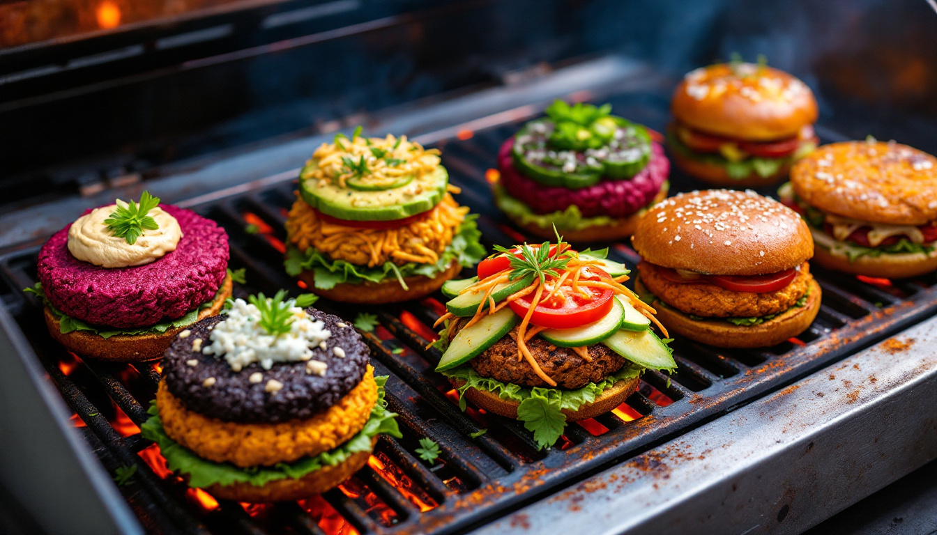 ontdek de beste vegan hamburgers met heerlijke recepten voor een vleesvrije barbecue. geniet van smaakvolle, plantaardige gerechten die jouw grillfeesten onvergetelijk maken!