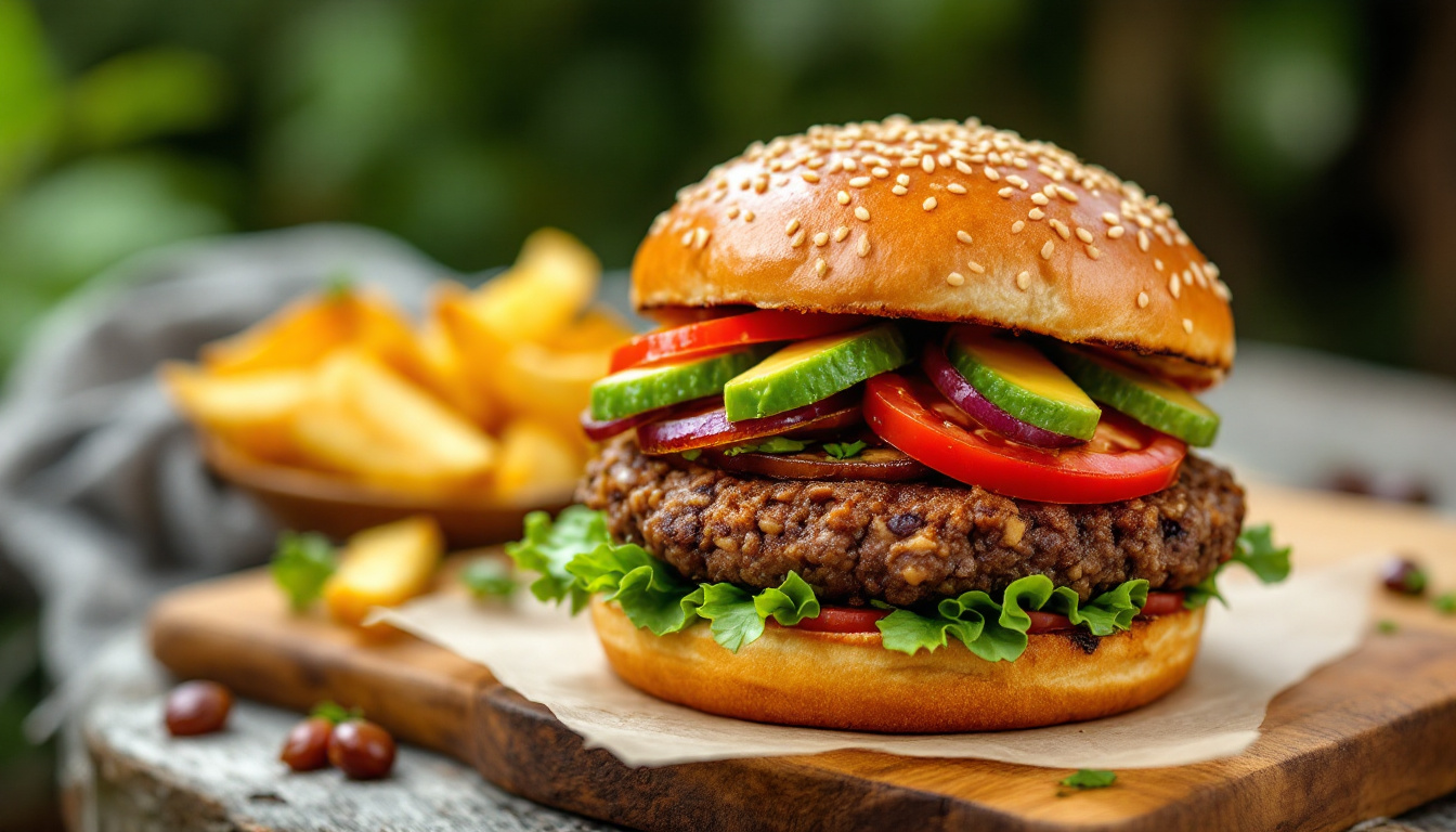 ontdek heerlijke vegan hamburgers met onze unieke recepten voor een smakelijke vleesvrije bbq. perfect voor een gezonde en duurzame grillervaring!