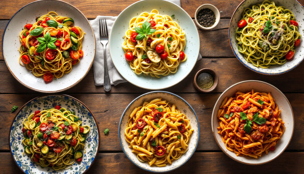 ontdek vijf heerlijke en makkelijke vegan pasta recepten die perfect zijn voor elke gelegenheid. van romige sauzen tot frisse salades, laat je inspireren door veelzijdige gerechten die je snel op tafel zet!