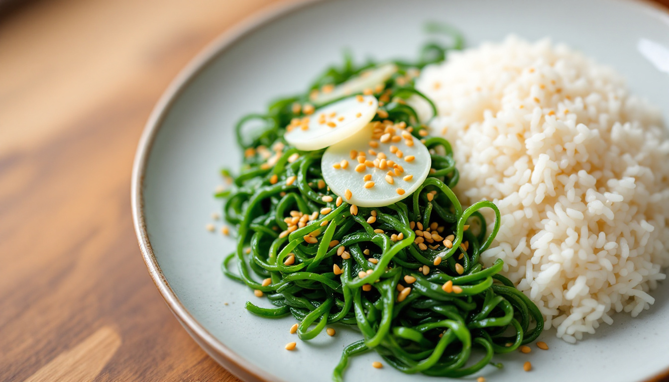 ontdek de beste recepten met wakame, de voedzame zeewier vol smaak. laat je inspireren en leer hoe je dit veelzijdige ingrediënt kunt gebruiken in diverse heerlijke gerechten.