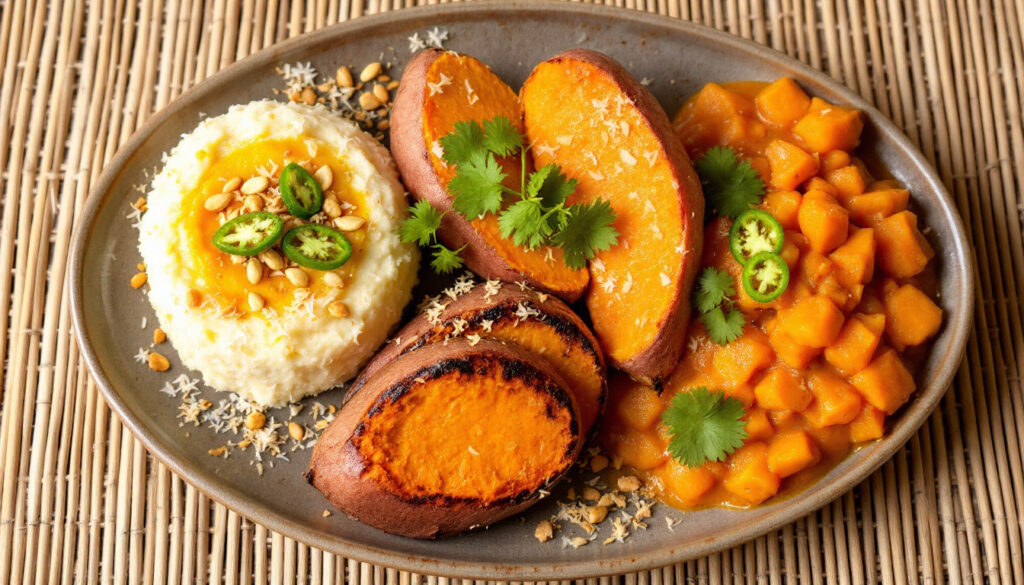 ontdek de heerlijke wereld van zoete aardappel gerechten met deze verrukkelijke indonesische recepten. maak eenvoudig authentieke smaken in je eigen keuken en verras je vrienden en familie met unieke, gezonde maaltijden.