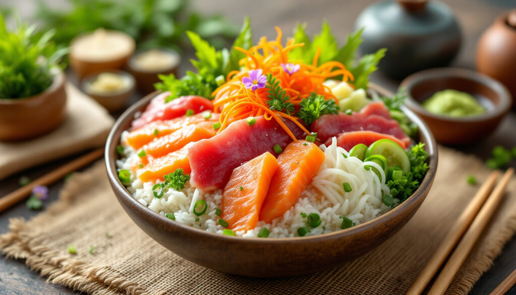 ontdek de wereld van chirashi, een kleurrijke en smakelijke ervaring van de japanse kookkunst. verken authentieke recepten, ingrediënten en technieken die deze unieke rijstschotel tot een culinair hoogtepunt maken.