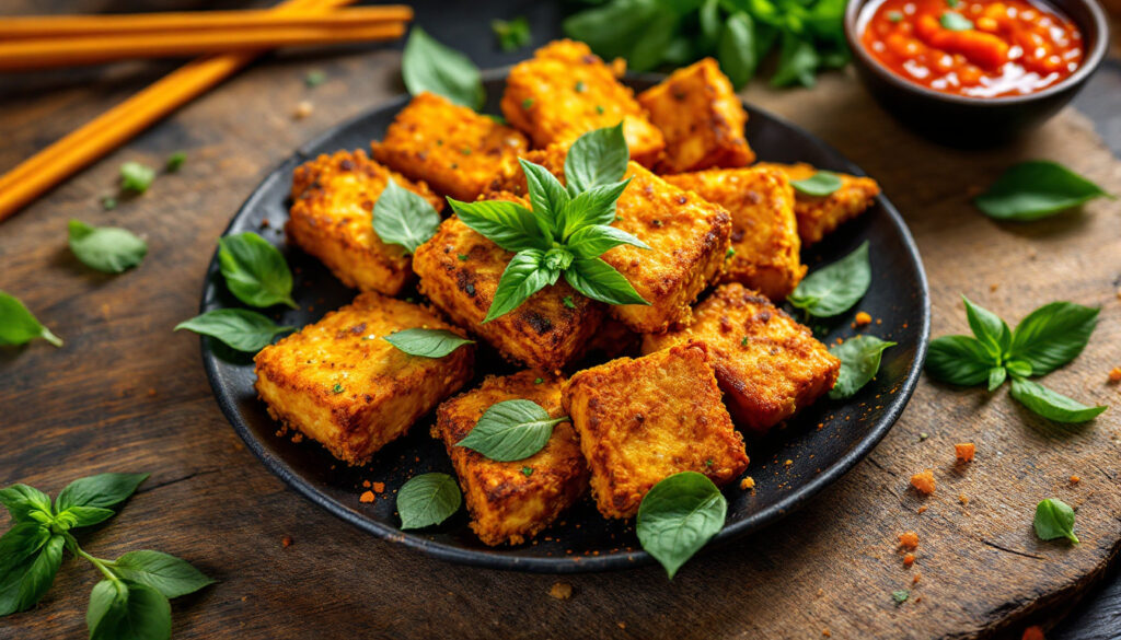 ontdek de smakelijke wereld van tempeh goreng, de perfecte indonesische snack die je gemakkelijk thuis kunt maken. geniet van de krokante textuur en rijke smaken van dit heerlijke vegetarische gerecht. ideaal als tussendoortje of als deel van je maaltijd!