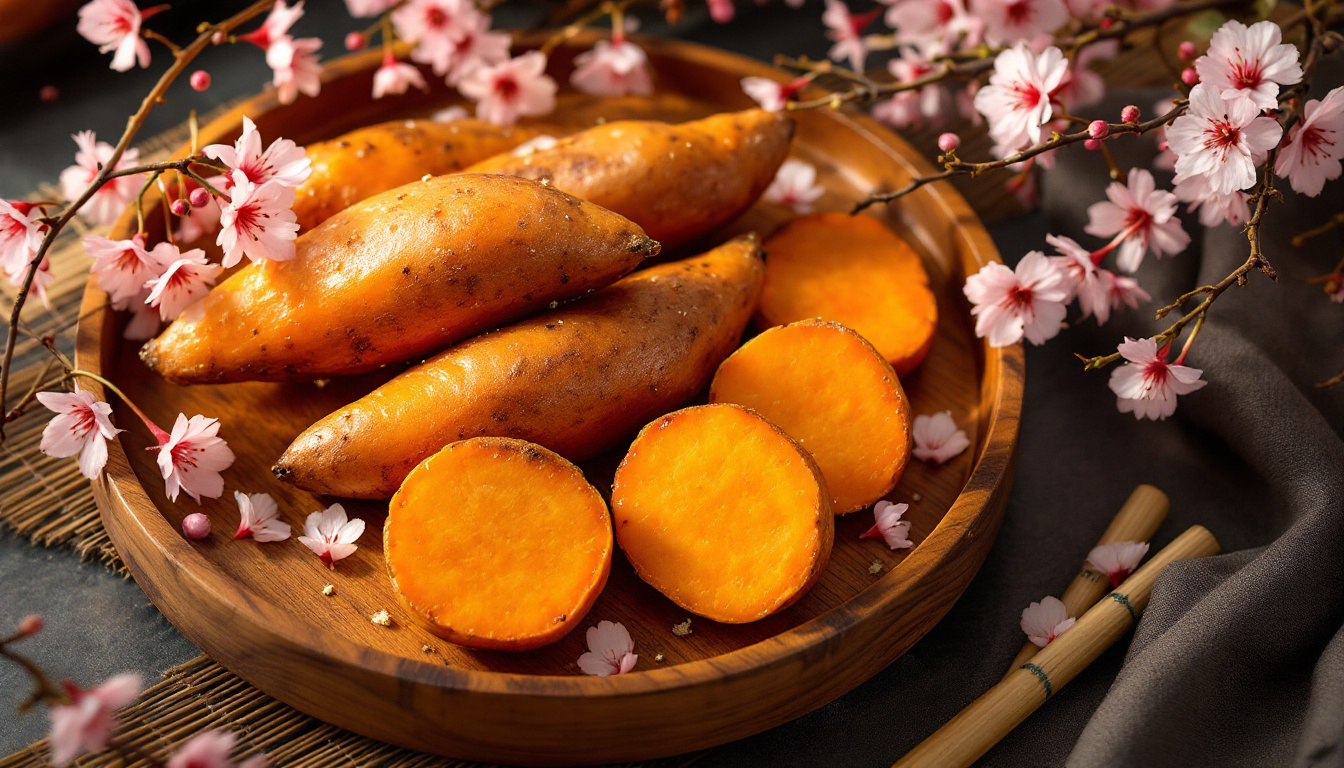 ontdek de heerlijke yaki-imo, traditionele japanse zoete aardappelen perfect gebakken voor een unieke smaaksensatie. geniet van deze authentieke delicatessen, een ideale snack voor elke gelegenheid!